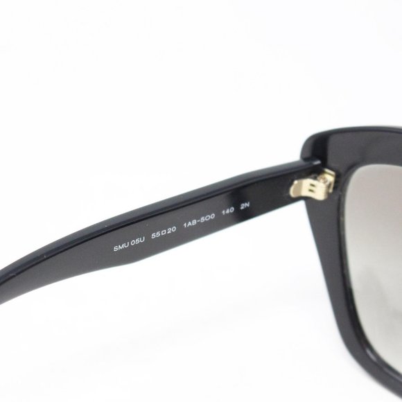 MIU MIU #30073 Black Oval Cat Eye Sunglasses main image 5